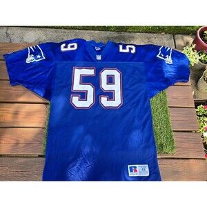 Vintage New England Patriots #59 Authentic Jersey Size 48 No Name On Back